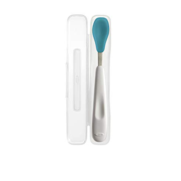 OXO Tot On-the-Go Feeding Spoon Aqua