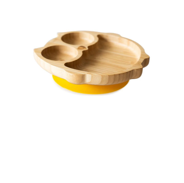 Ecorascals Bamboo Owl Set - Yellow