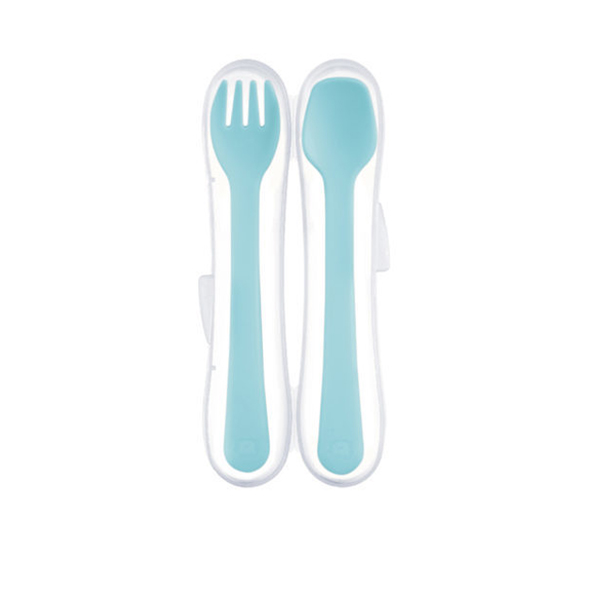 Simba Spoon & Fork Set - Ocean