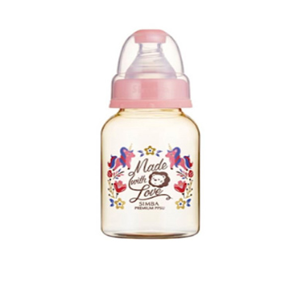 Simba Dorothy PPSU Std Feeding Bottle 150ml - Unicorn Pink