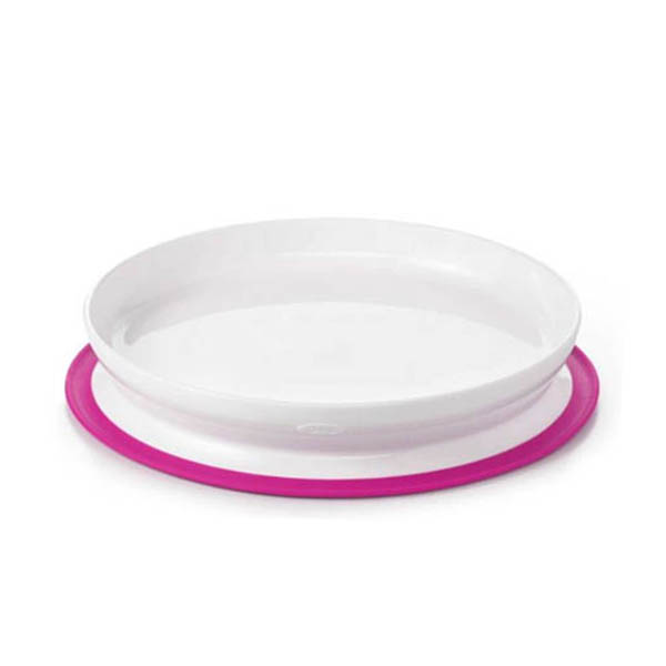 OXO Tot Stick & Stay Suction Plate - Pink