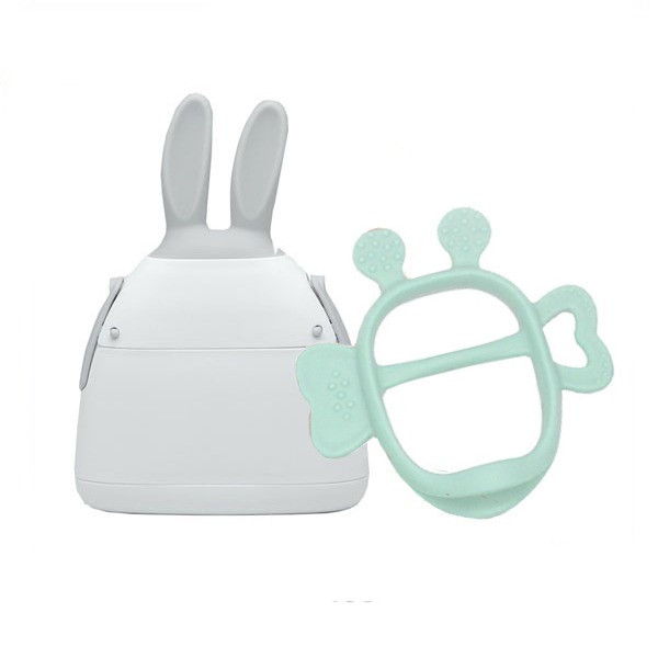 Mama's Tem JemJem Monster Teether Bunny Case - Sage Green