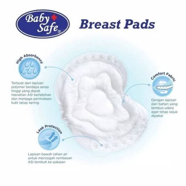 Baby Safe Breast Pads 56pcs