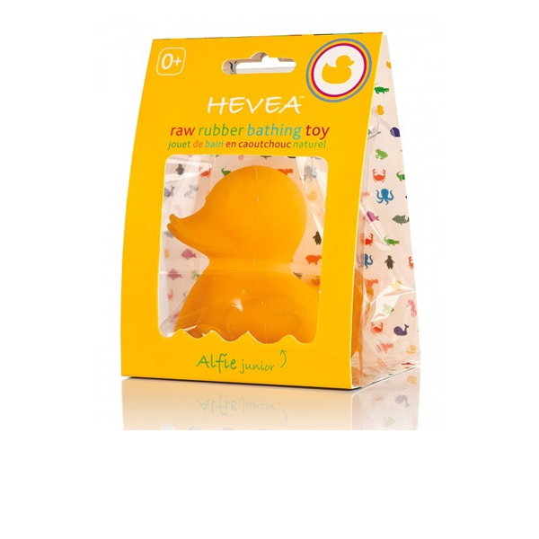 Hevea Natural Rubber Bath Toy - Alfie The Duck