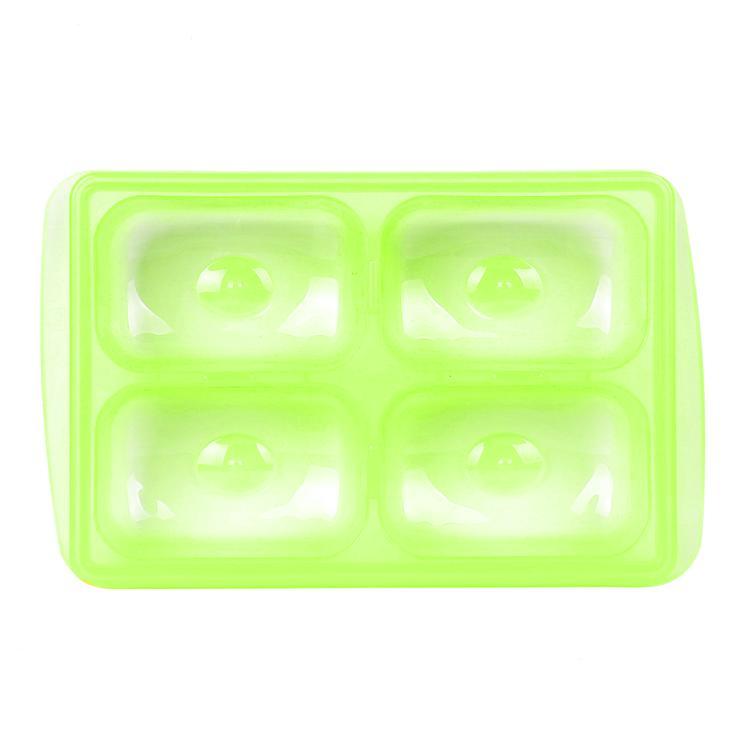 Baby Beyond Food Grade PE Freezer Tray with Lid 600gr - Green