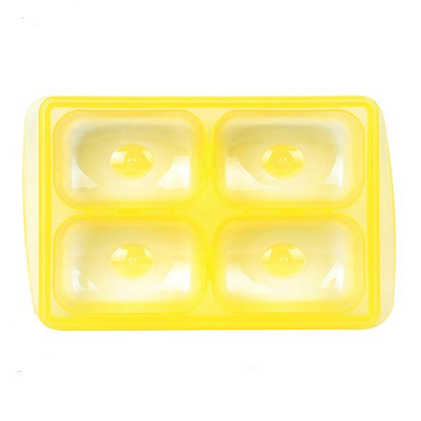 Baby Beyond Food Grade PE Freezer Tray with Lid 600gr - Yellow