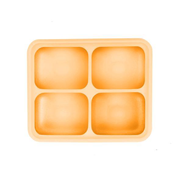 Baby Beyond Food Grade Silicone Freezer Tray with Lid 400gr - Orange