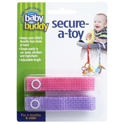 Baby Buddy Secure-a-Toy - Pink Lilac