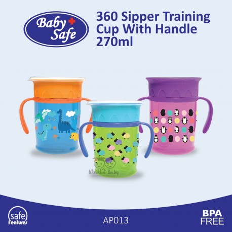 Baby Safe 360 Sipper Cup 270ml - Green