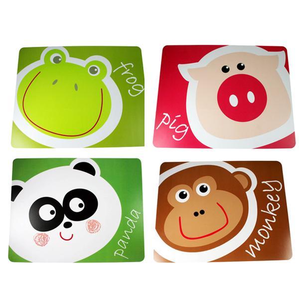 Bamboo Kids Pinky the Pig 4pc Placemat Set