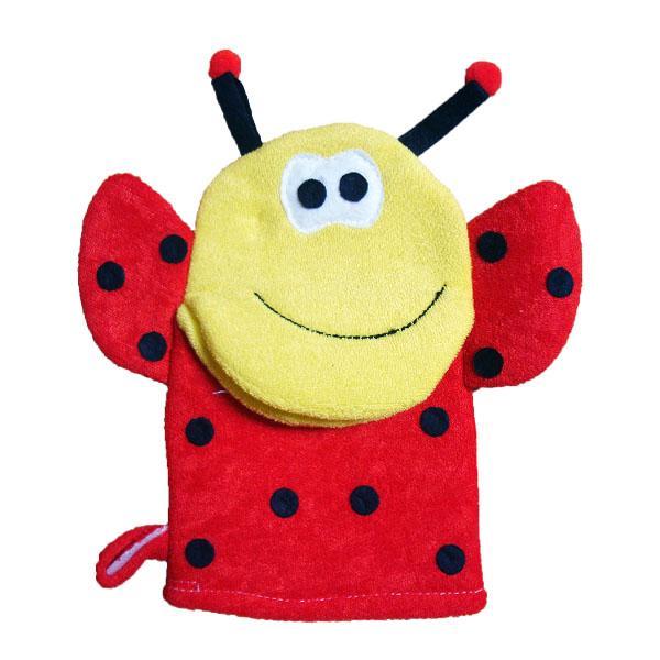 Body Puff Animal - Ladybug