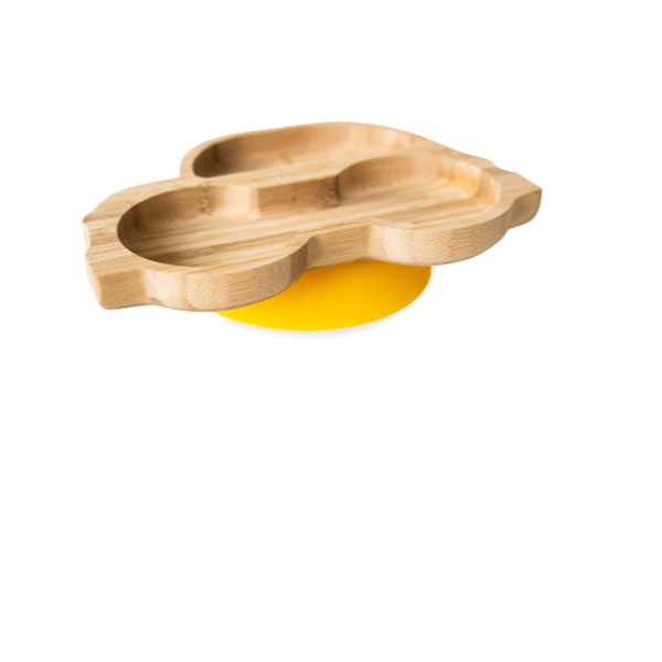 Ecorascals Bamboo Car Plate - Yellow