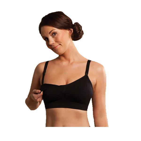 Carriwell Seamless Nursing Bra Black - M