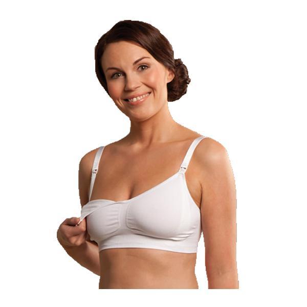 Carriwell Seamless Nursing Bra White - M