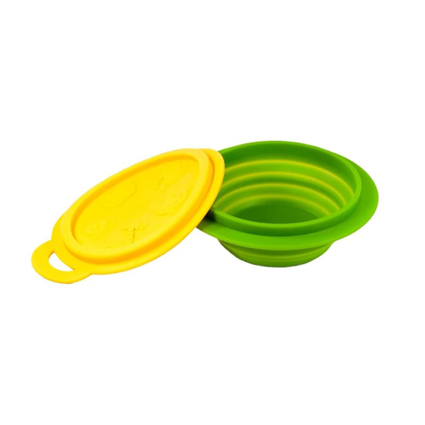 Marcus & Marcus Collapsible Bowl - Yellow Giraffe