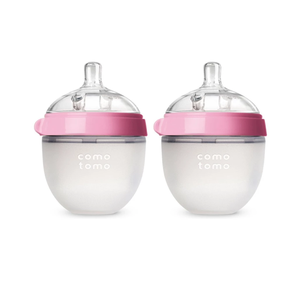 Comotomo Baby Bottle 2x150ml Pink