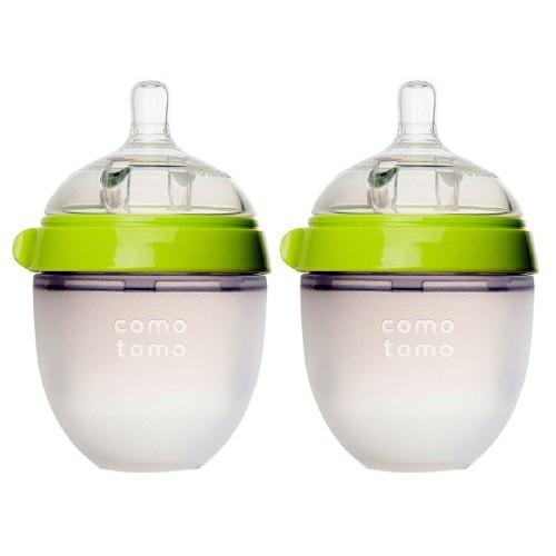 Comotomo Baby Bottle 2x150ml Green