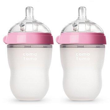 Comotomo Baby Bottle 2x250ml Pink