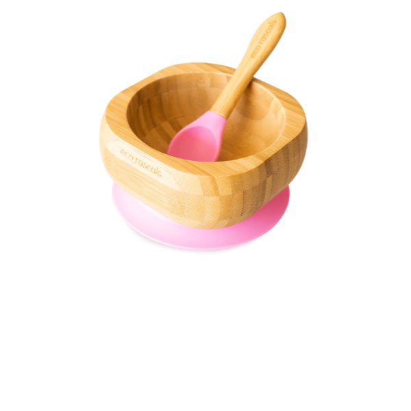 Ecorascals Bamboo Baby Bowl - Pink