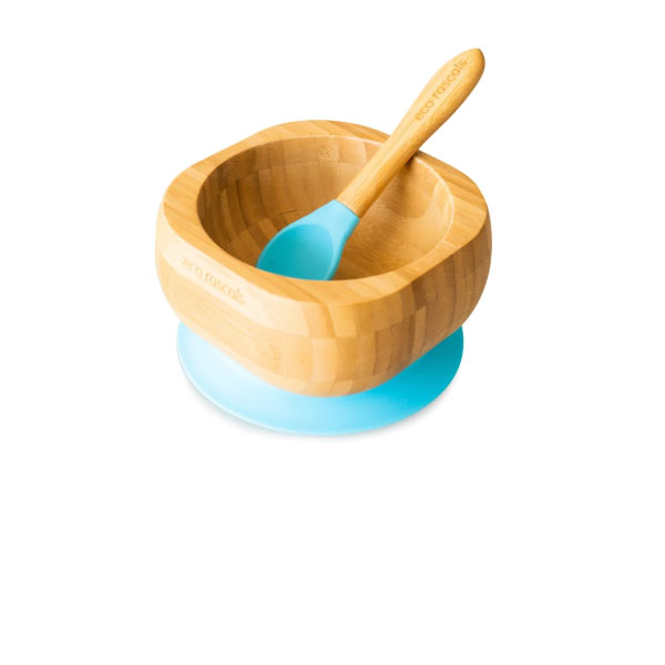 Ecorascals Bamboo Baby Bowl - Blue