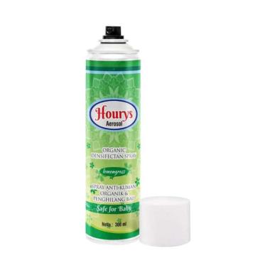Hourys Aerosol Disinfektan Spray 350ml - Lemongrass