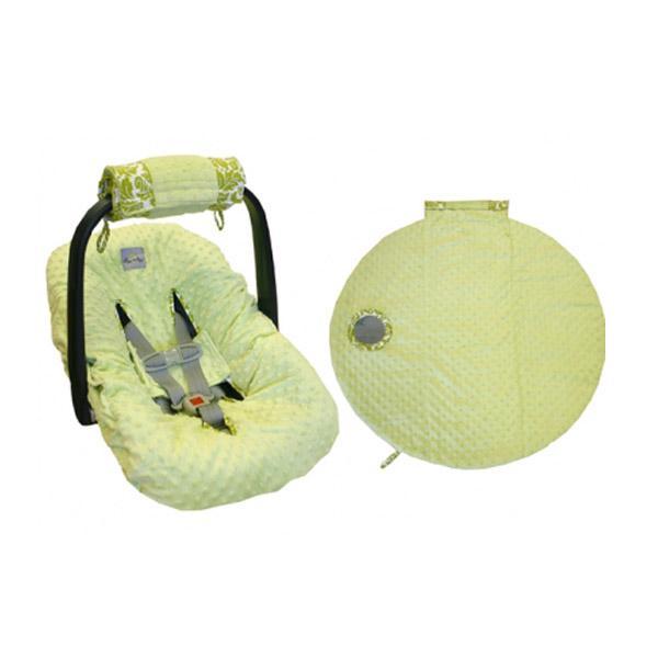 Itzy Ritzy Armpad & Tummy Time Mat Damask Avocado