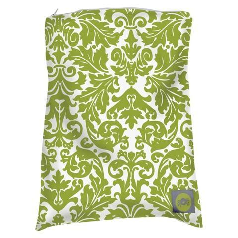 Itzy Ritzy Travel Happens Wetbag Large Damask Avocado