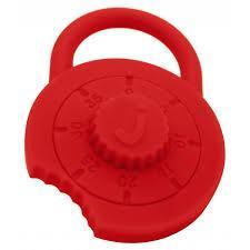 Jellystone Jchews Padlock Scarlet Red