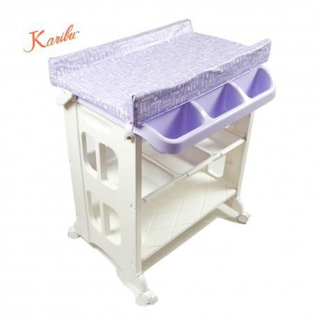 Karibu Baby Changing Bath Tub With Stand - Purple