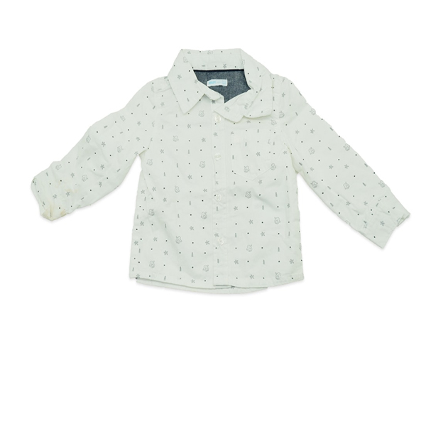 Max Mini Penguin Shirt in White