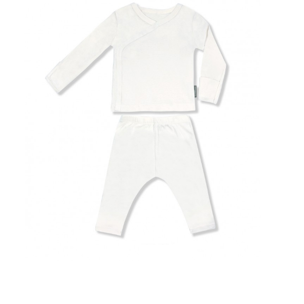 Little Palmerhaus Baby Kimono 6m - Cream