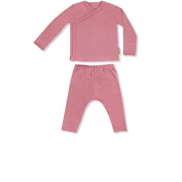 Little Palmerhaus Baby Kimono 3m - Rose