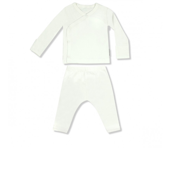 Little Palmerhaus Baby Kimono 6m - White