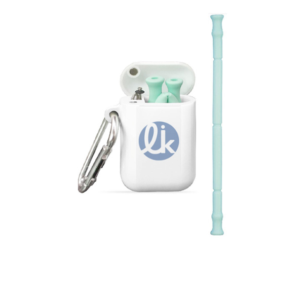 Livenkeen Case + Brush + 25cm Aqua Straw