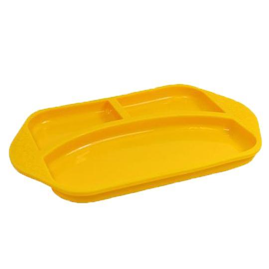 Marcus & Marcus Silicone Divided Plate - Yellow Giraffe