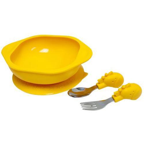 Marcus & Marcus Toddler Mealtime Set - Yellow Giraffe