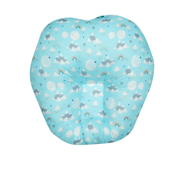 Kinderkeen Baby Lounger - Mountain Rainbow Blue