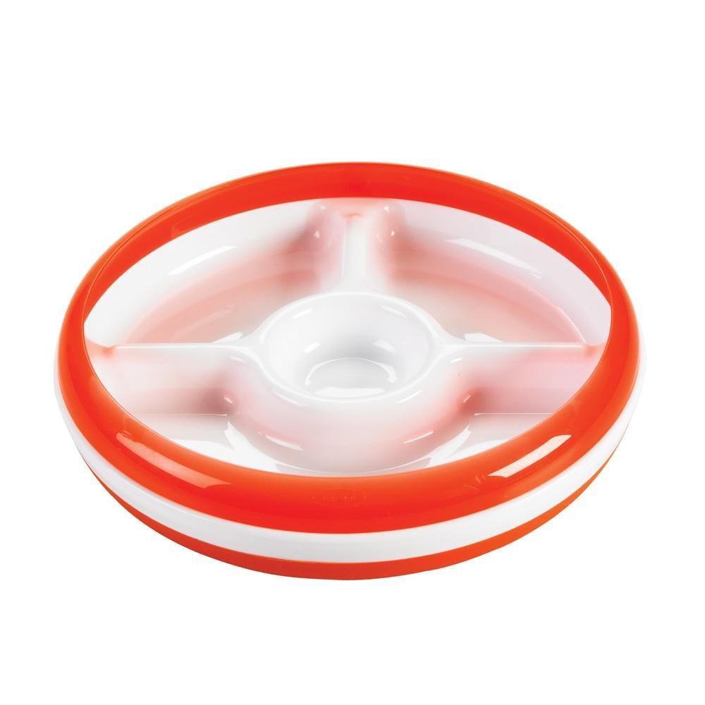 OXO Tot Divided Plate Orange