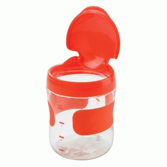 Oxo Tot Large Flip Top Snack Cup (250ml) Orange