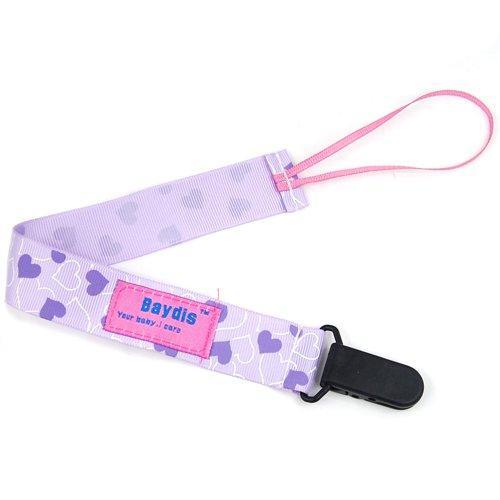 Pacifier Clip Purple