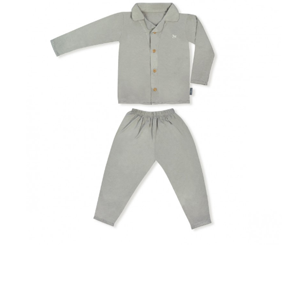 Little Palmerhaus Toddler Pajamas Set 4years - Grey