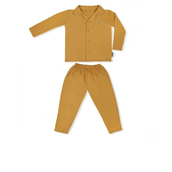 Little Palmerhaus Toddler Pajamas Set 3years - Mustard