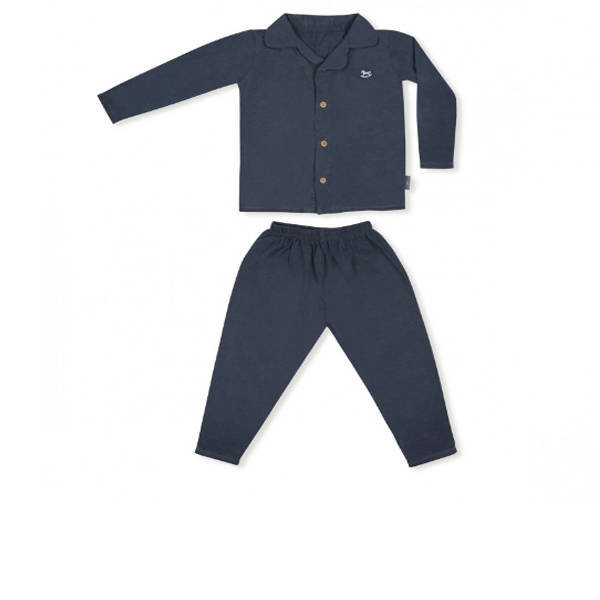 Little Palmerhaus Toddler Pajamas Set 5years - Navy