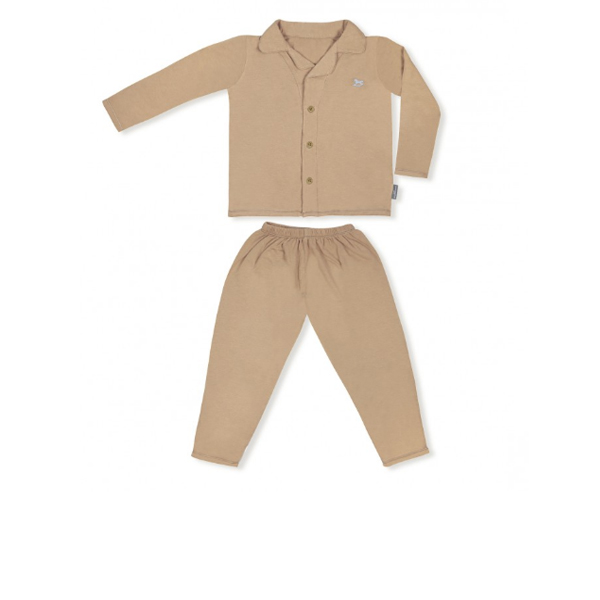 Little Palmerhaus Toddler Pajamas Set 4years - Nude