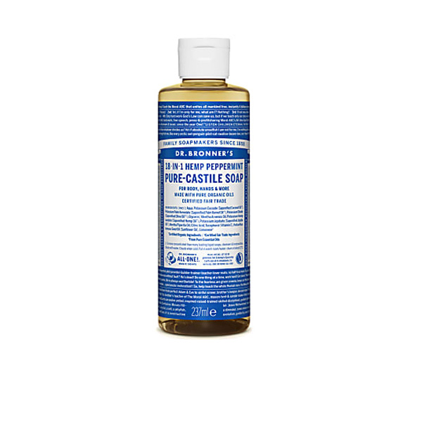 Dr. Bronner's Pure Castile Liquid Soap 237ml - Peppermint