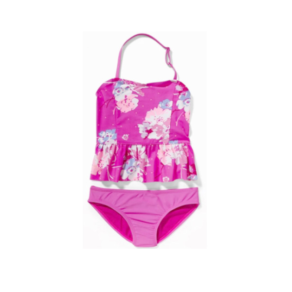 Swimsuit Pink Flower (Size XS)