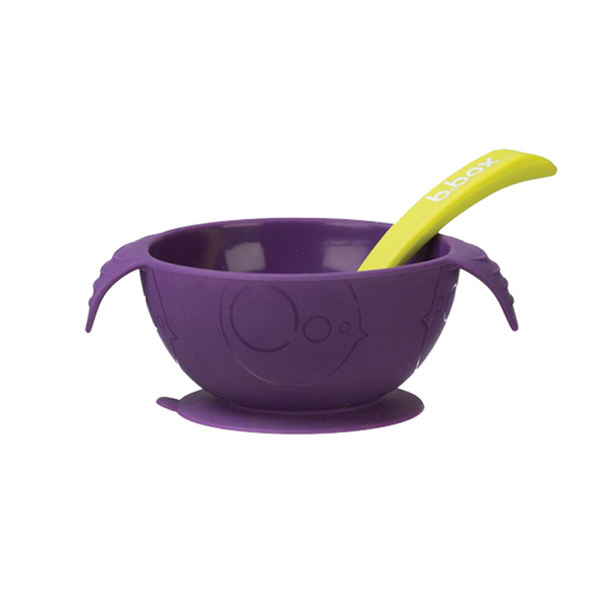 B.Box Silicone Bowl + Spoon - Passion