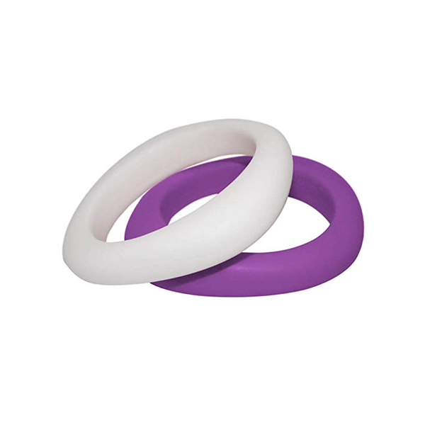 Jellystone Jnr Girls BFF Bangles Purple & Snow White (2 per pack)