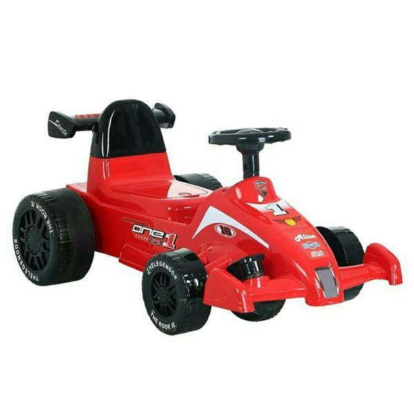 RollPlay 6v EZ Steer Lil' Racer W411R Red