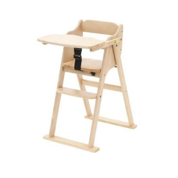 Yamatoya Tatameru Baby High Chair - Natural